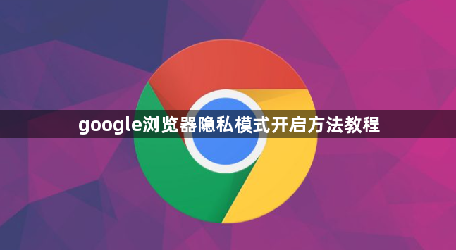 google浏览器隐私模式开启方法教程1