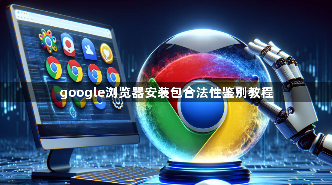google浏览器安装包合法性鉴别教程1