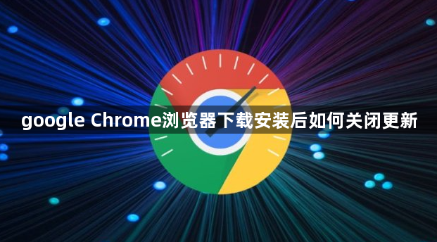 google Chrome浏览器下载安装后如何关闭更新1