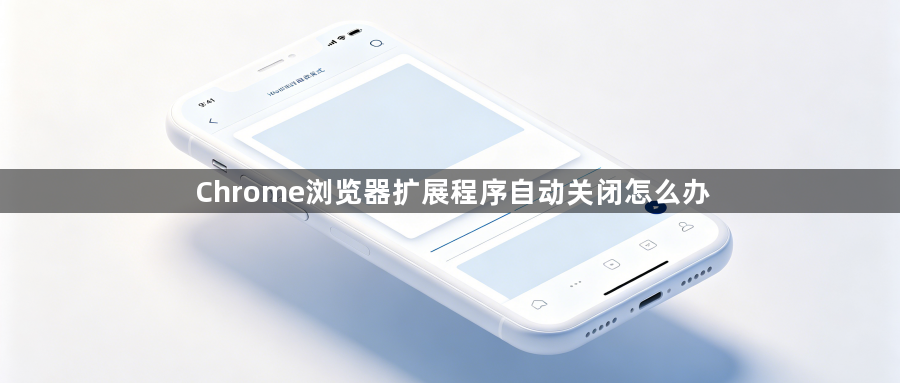 Chrome浏览器扩展程序自动关闭怎么办1