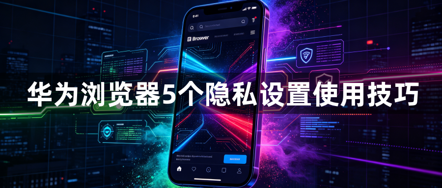 华为浏览器5个隐私设置使用技巧1