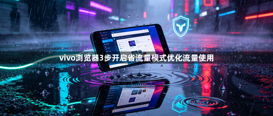 vivo浏览器3步开启省流量模式优化流量使用1