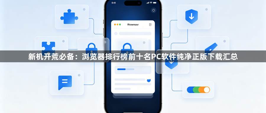 新机开荒必备：浏览器排行榜前十名PC软件纯净正版下载汇总1