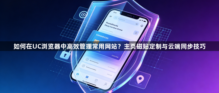 如何在UC浏览器中高效管理常用网站？主页磁贴定制与云端同步技巧1