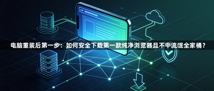 电脑重装后第一步：如何安全下载第一款纯净浏览器且不中流氓全家桶？1
