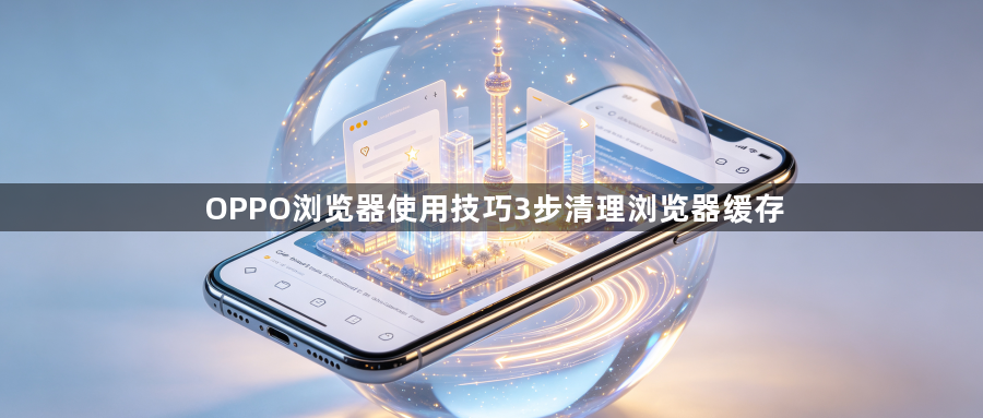 OPPO浏览器使用技巧3步清理浏览器缓存1