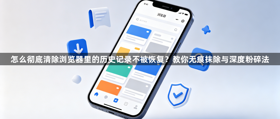 怎么彻底清除浏览器里的历史记录不被恢复？教你无痕抹除与深度粉碎法1