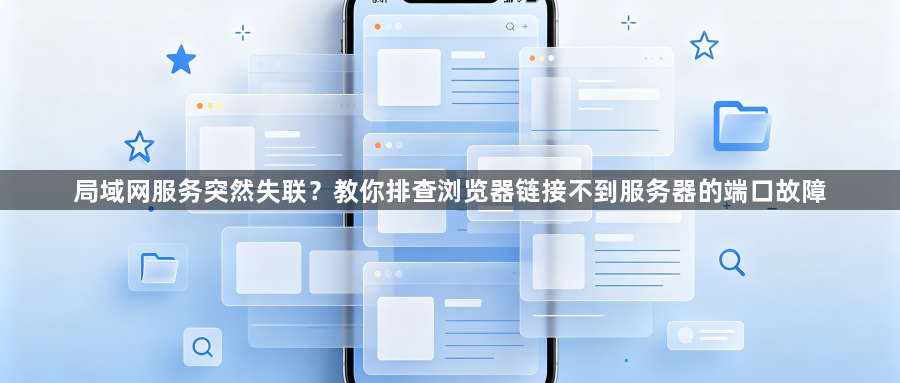 局域网服务突然失联？教你排查浏览器链接不到服务器的端口故障1