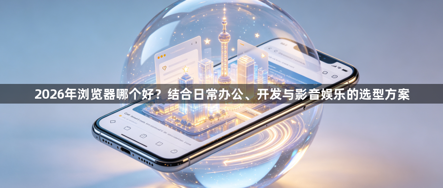 2026年浏览器哪个好？结合日常办公、开发与影音娱乐的选型方案1