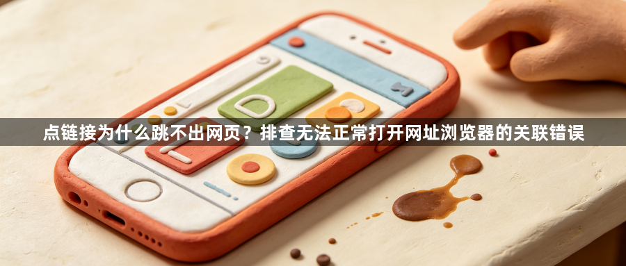 点链接为什么跳不出网页？排查无法正常打开网址浏览器的关联错误1