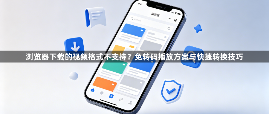 浏览器下载的视频格式不支持？免转码播放方案与快捷转换技巧1