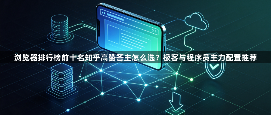 浏览器排行榜前十名知乎高赞答主怎么选？极客与程序员主力配置推荐1