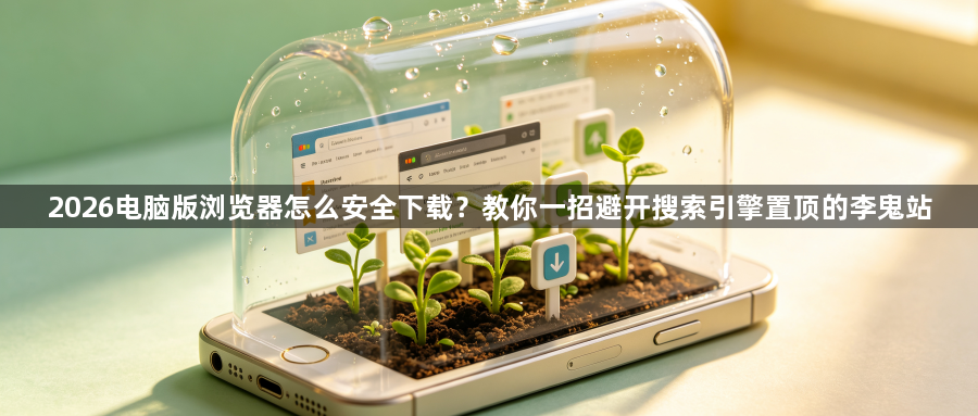 2026电脑版浏览器怎么安全下载？教你一招避开搜索引擎置顶的李鬼站1