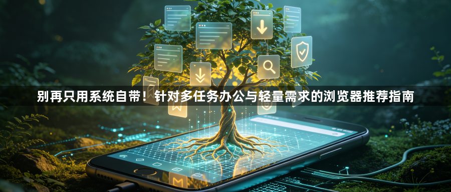 别再只用系统自带！针对多任务办公与轻量需求的浏览器推荐指南1