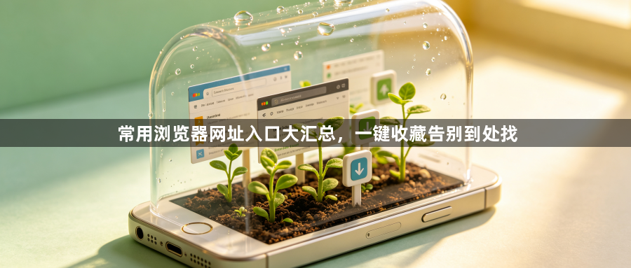 常用浏览器网址入口大汇总，一键收藏告别到处找1