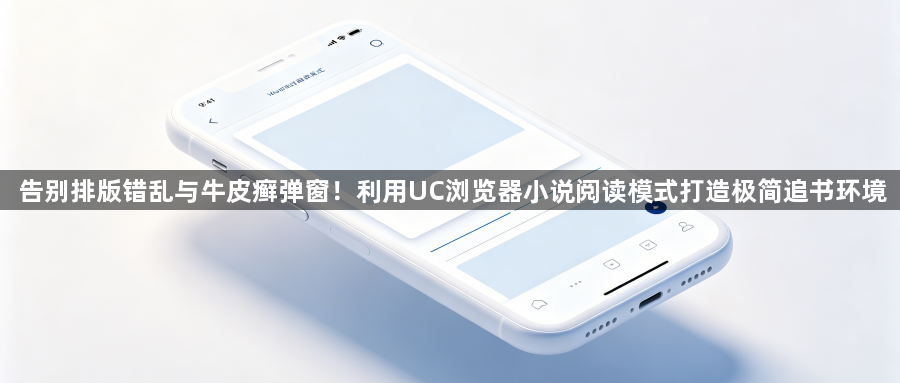 告别排版错乱与牛皮癣弹窗！利用UC浏览器小说阅读模式打造极简追书环境1