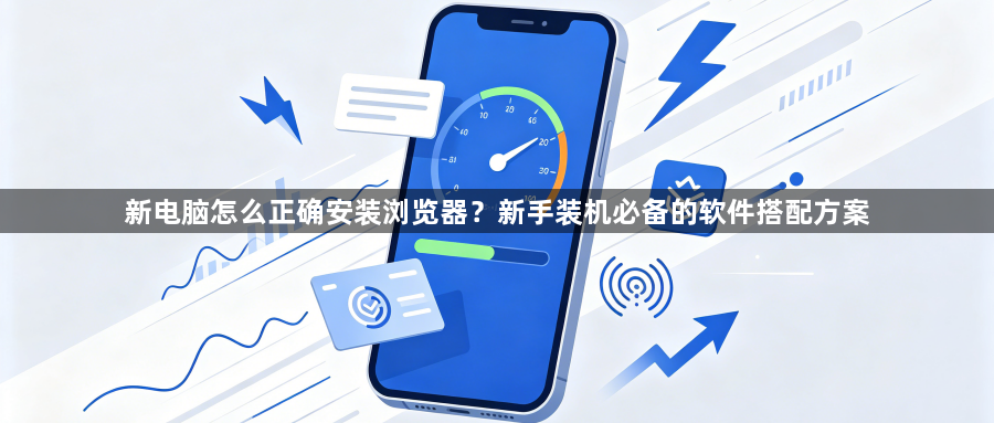 新电脑怎么正确安装浏览器?新手装机必备的软件搭配方案1